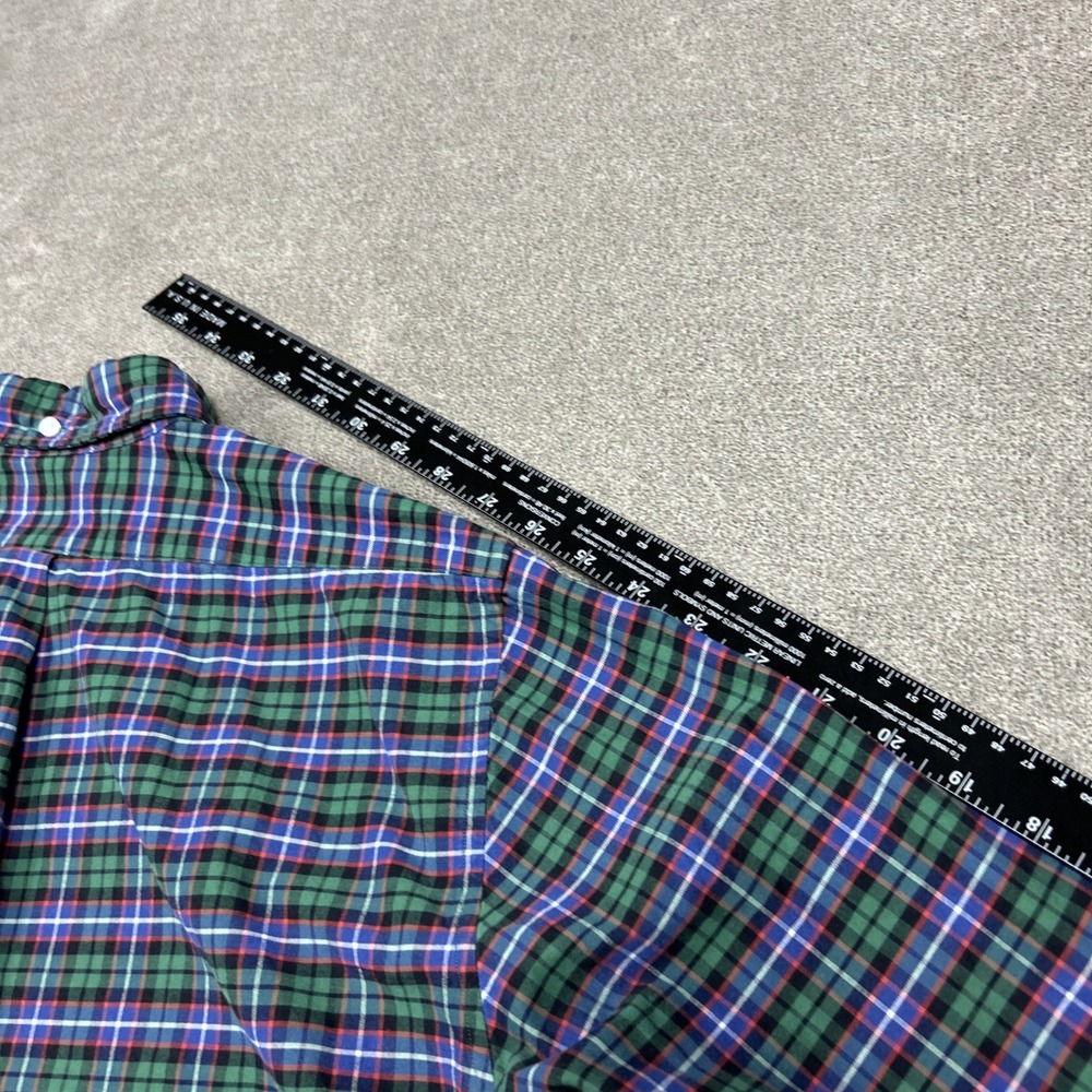 Sid Mashburn Shirt Mens Large Long Sleeve Button Down Plaid Pocket Casual - Picture 8 of 9